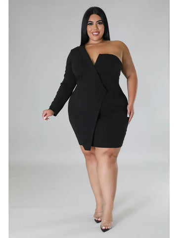 Sonia One Sleeve Bodycon Dress