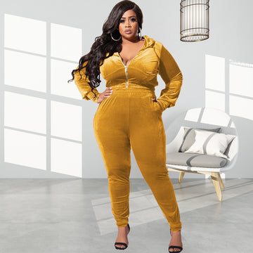 Samira Two Piece Velvet Set