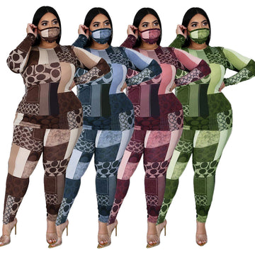 Irregular Pattern Full Body Suit