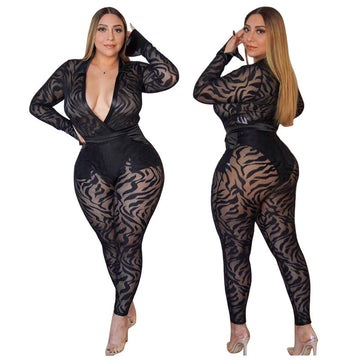 Hailey Tiger Striped Jumpsuit