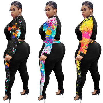Two Piece Paint Splatter Set