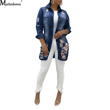 Patchwork Ripped Denim Jacket