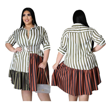 Rosanna Patchwork Shirt Dress