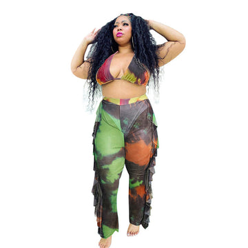 Denique Two Piece Swimsuit Set